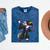 Dabbing Unicorn Cap And Gown Graduate 2021 Graduation Day Mineral Wash Tshirts Mineral Navy