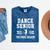 Dance Team Senior 2025 Dance Senior Night Graduation Party Mineral Wash Tshirts Mineral Navy