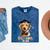 Dog Class Of 2024 Graduation Senior 2024 Men Women Girls Kids Mineral Wash Tshirts Mineral Navy