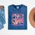 EAT THE RICH 90S NOSTALGIA WHALE ORCA YAHCT RETRO Mineral Wash Tshirts Mineral Navy