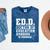 EdD Doctor Of Education In Progress EdD Graduation Mineral Wash Tshirts Mineral Navy