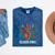Elder Emo Nostalgia Skeleton Hand Mineral Wash Tshirts Mineral Navy
