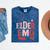 Elder Emo Retro Punk Typography Nostalgia Mineral Wash Tshirts Mineral Navy