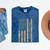 Frutiger Aero Aesthetic Retro Tech Desert Camo Distressed Mineral Wash Tshirts Mineral Navy