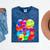 Frutiger Aero Aesthetic Tech Orb Pattern Heart Cherry Lips Mineral Wash Tshirts Mineral Navy