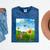 Frutiger Aero Aesthetic Tech Scenery Fishes Sunflower Mineral Wash Tshirts Mineral Navy Frutiger Aero Aesthetic Tech Scenery Fishes Sunflower Mineral Wash Tshirts Mineral Navy