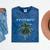 Frutiger Aero Palm Tree Y2k Aesthetic 2000s Trend Mineral Wash Tshirts Mineral Navy