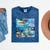 Frutiger Aero Retro Vibes Mineral Wash Tshirts Mineral Navy