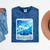 Frutiger Aero Skeuomorphism User Interface Nostalgia Mineral Wash Tshirts Mineral Navy