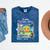 Frutiger Aero Y2K Meme Graphic 2000s Nostalgia Mineral Wash Tshirts Mineral Navy