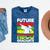 Future HBCU African American Gradute Graduation Mineral Wash Tshirts Mineral Navy