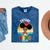 Future HBCU Grad Graduate Afro Girl College Graduation Mineral Wash Tshirts Mineral Navy