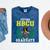 Future HBCU Graduation Shirt College Flossing Girl Tee Mineral Wash Tshirts Mineral Navy