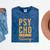 Future Psychologist In Training Psychology Graduation Mineral Wash Tshirts Mineral Navy