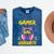 Gamer Girl Graduate Shirt Girls Kids Gamer Graduation Mineral Wash Tshirts Mineral Navy