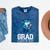 Grad Class Of 2025 Boys Shark Graduation Graduated Mineral Wash Tshirts Mineral Navy