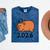 Grad Class Of 2026 Capybara Graduation Graduated Kids Mineral Wash Tshirts Mineral Navy