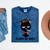 I Graduated Class Of2023 Cat Graduation Mineral Wash Tshirts Mineral Navy