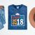 Graduation 2018 Class Of 2018 2K18 Tshirt Mineral Wash Tshirts Mineral Navy