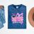Graduation 2027 Senior 2027 Class Of 2027 Coquette Pink Girl Mineral Wash Tshirts Mineral Navy