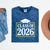 Graduation Class Of 2026 Senior 2026 Mineral Wash Tshirts Mineral Navy