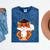 Graduation Fox School Bachelor Master Doctor Study Mineral Wash Tshirts Mineral Navy