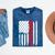 Graduation High School College Flag Graduate T Shirt 2018 Mineral Wash Tshirts Mineral Navy