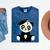 Graduation Panda Bear 2017 Graduate Graduation T-Sh Mineral Wash Tshirts Mineral Navy