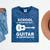 Graduation Shirt For Guitar Players & Band Member Mineral Wash Tshirts Mineral Navy