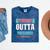 Graduation Shirt Straight Outta Preschool Class Of 2018 Tee Mineral Wash Tshirts Mineral Navy