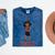 Graduation Woman Tshirt Black Melanin Masters Degree Mineral Wash Tshirts Mineral Navy