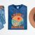 Groovy Brother 70s Aesthetic Nostalgia 1970's Retro Brother Mineral Wash Tshirts Mineral Navy