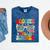 Groovy Goodbye 7th Grade Graduation Hello Summer Kids Mineral Wash Tshirts Mineral Navy