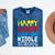 Happy Last Day Of Middle School Graduation Mineral Wash Tshirts Mineral Navy