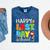 Happy Last Day Of School Teacher Student Graduation Mineral Wash Tshirts Mineral Navy