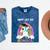 Happy Last Days Of School Graduation Class 2022 Unicorn Girl Mineral Wash Tshirts Mineral Navy