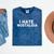 I Hate Nostalgia Mineral Wash Tshirts Mineral Navy