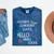 Hello Middle School Graduation Elementary School T-Shirt Mineral Wash Tshirts Mineral Navy