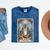 The Hermit Cat Tarot Card Introvert By Georgi Mineral Wash Tshirts Mineral Navy