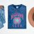 The Homebody Club Antisocial Retro Introvert Mineral Wash Tshirts Mineral Navy