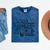 The Homebody Club Retro Introvert Antisocial Mineral Wash Tshirts Mineral Navy