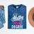 Hotter By One Degree Graduation Mineral Wash Tshirts Mineral Navy