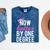 Now Hotter By One Degree Graduation T-Shirt Mineral Wash Tshirts Mineral Navy