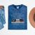 I'm From The 1900s Retro 90s Gaming Gamer Tee Mineral Wash Tshirts Mineral Navy