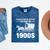 I'm From The 1900s Tee Over The Hill Mineral Wash Tshirts Mineral Navy