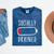 Introvert Socially Drained Battery Mineral Wash Tshirts Mineral Navy