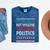 Introvert But Willing To Discuss Politics USA Elections 2024 Mineral Wash Tshirts Mineral Navy