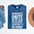 Introverts Unite We'Re Here We'Re Uncomfortable Mineral Wash Tshirts Mineral Navy