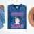 Kids Kindergarten Graduate Unicorn Graduation Mineral Wash Tshirts Mineral Navy