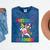 Kids Preschool Graduation Dab Unicorn Preschool Graduate Mineral Wash Tshirts Mineral Navy